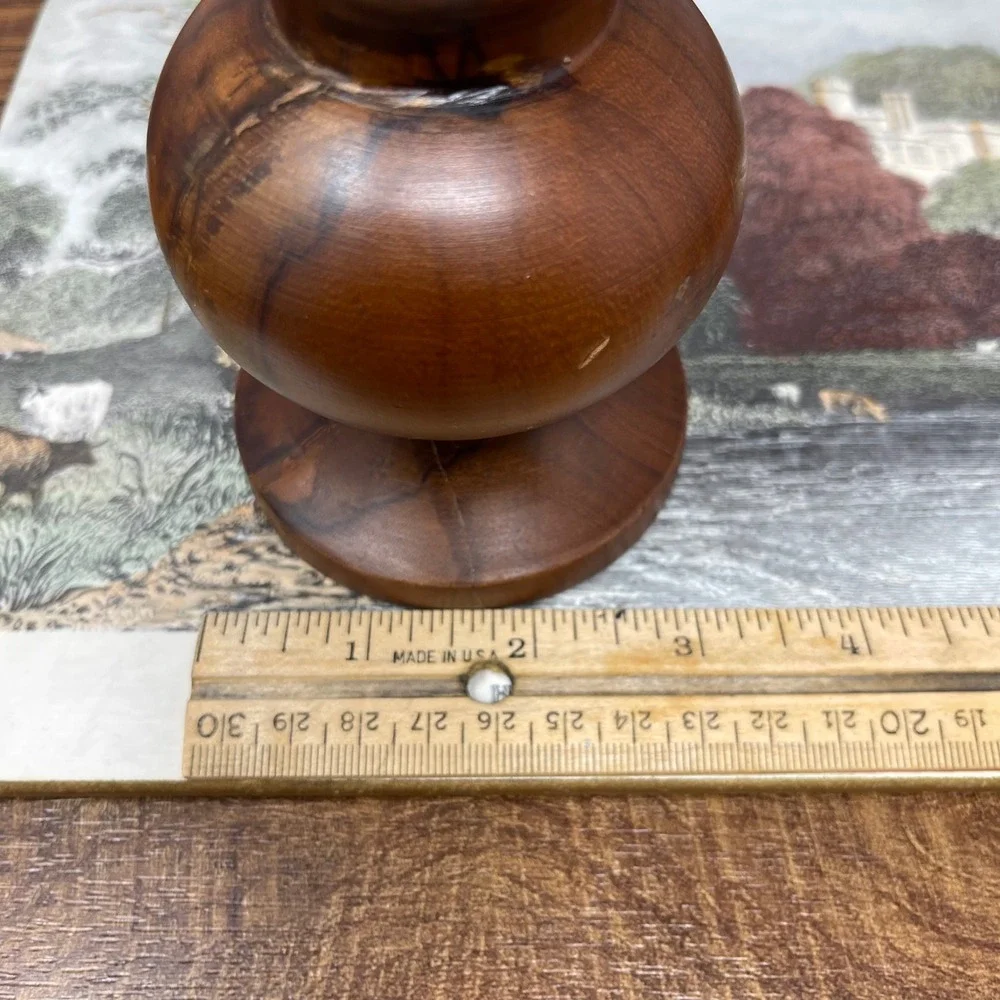 Hearth & Hand with Magnolia - Wood Turned Vase - NO‎ GLASS INSERT - Accent Decor